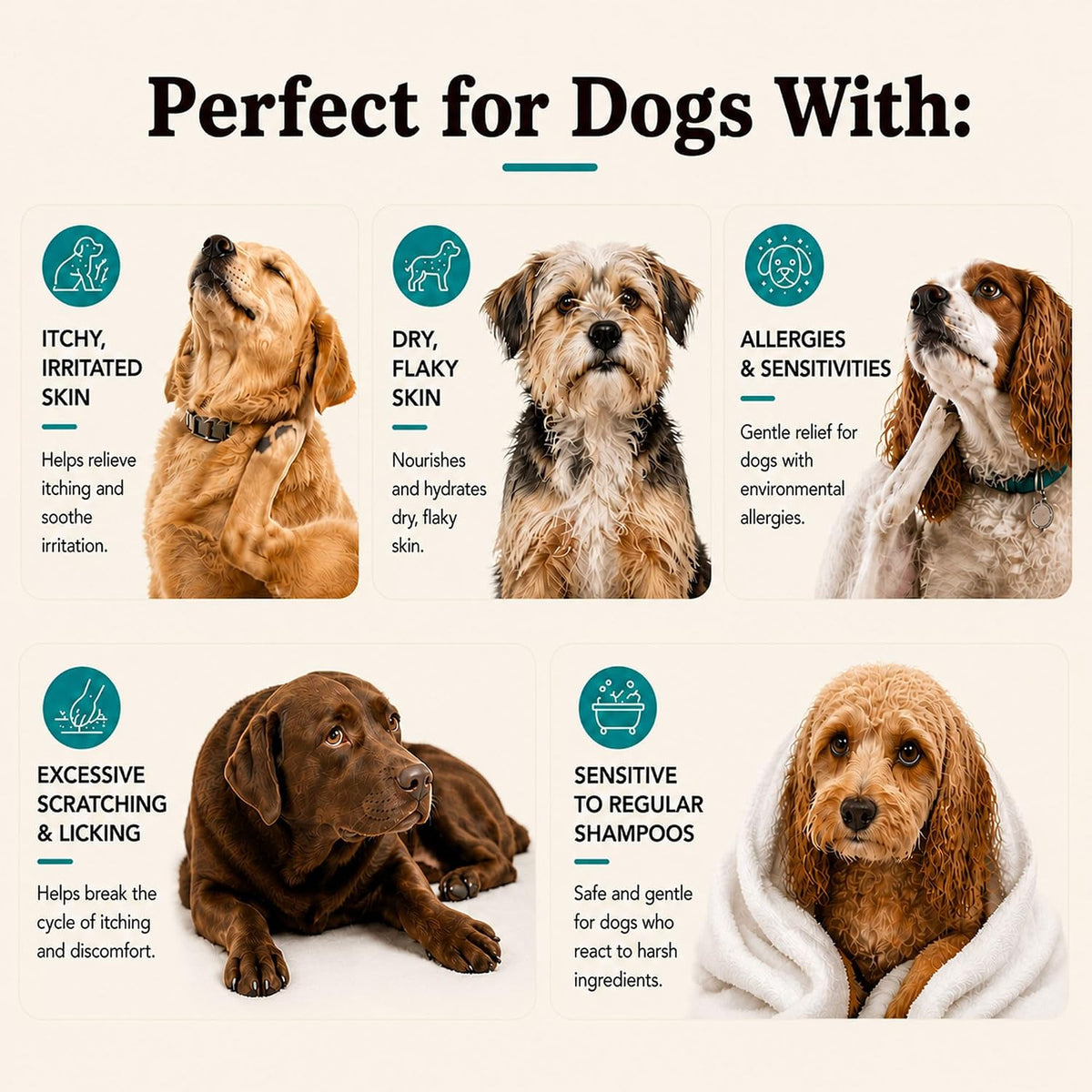 Sensitive Skin Dog Shampoo - 12 oz