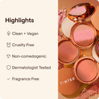 Huebeam Jumbo Gradient Blushing Bronzer - Sunkissed, 15g