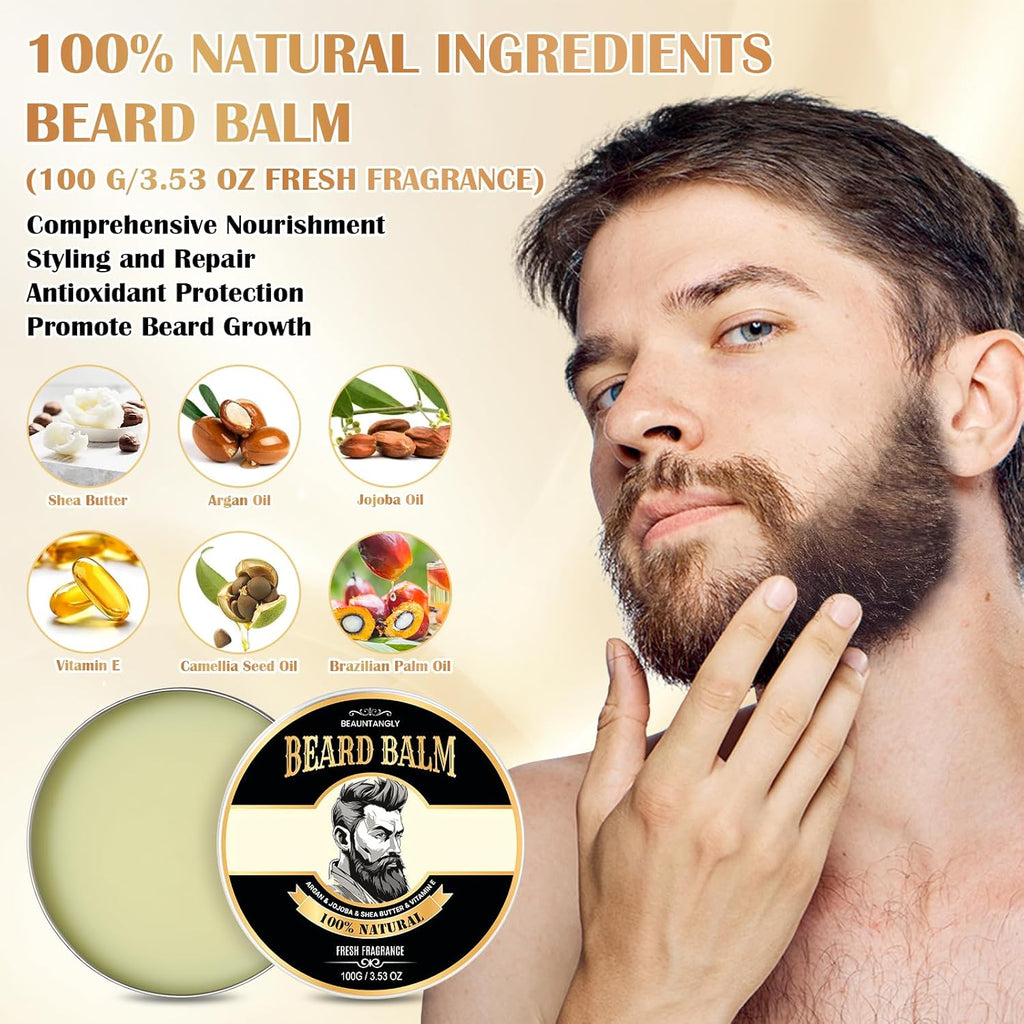 Beard Oil Beard Balm Kit for Men