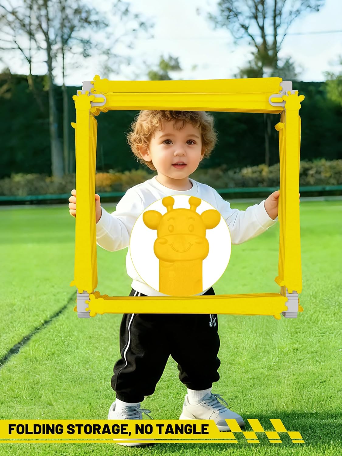 Tangle-Free Agility Ladder for Kids/Athletic – Multi-Use Speed Training Ladder for Footwork