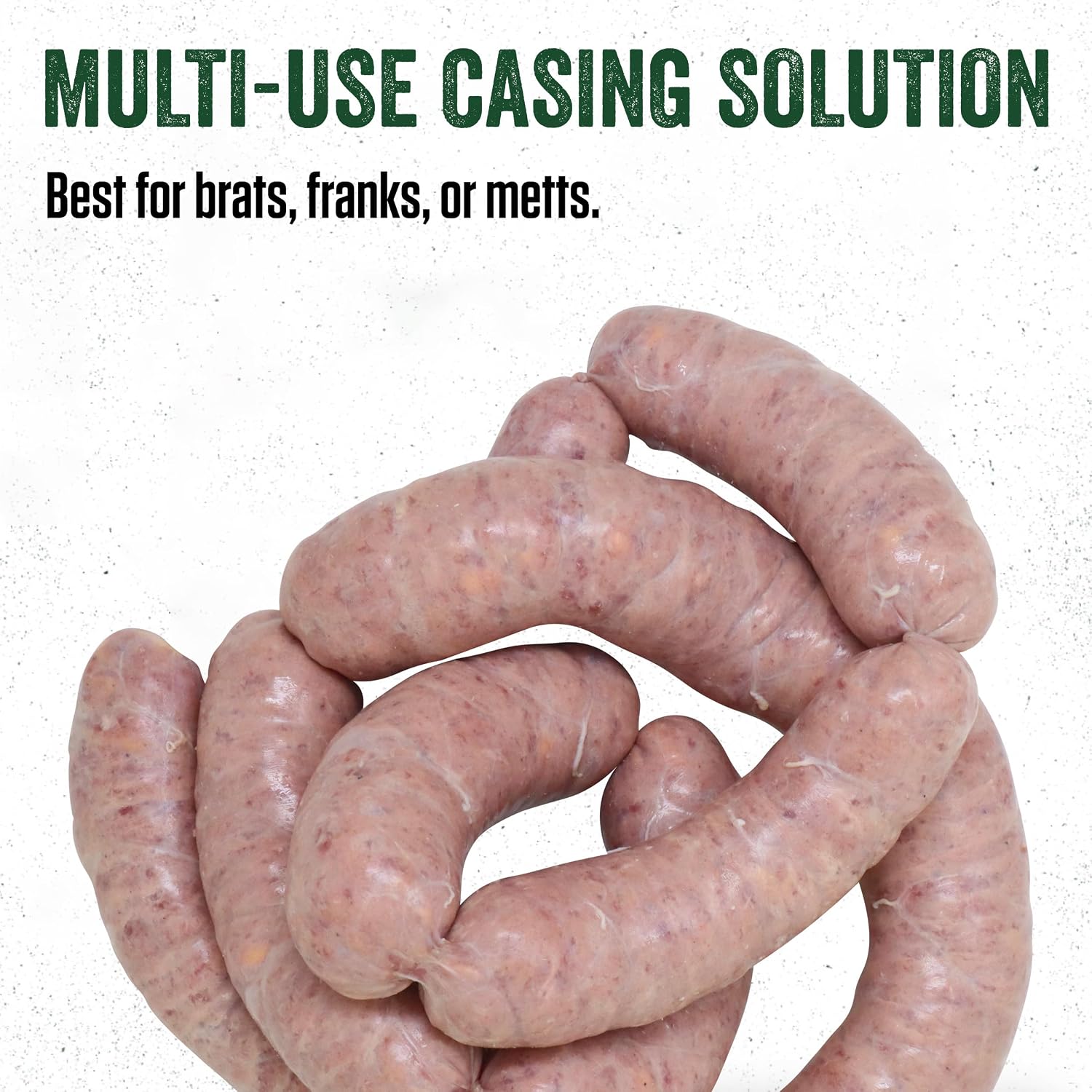 Products Pre-Tubed Natural Hog Casings, 32–35mm Edible Sausage Casings for Sausage Links, Hot Dogs, Pepperoni