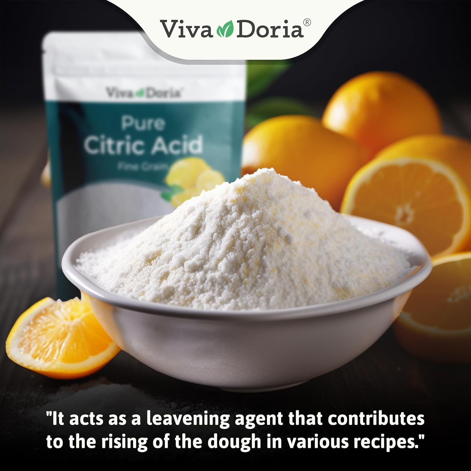 100% Pure Citric Acid, Food Grade, Fine Grain, 12 oz (340 g)
