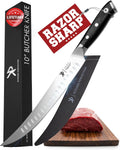 10” Butcher Breaking Knife for Meat Cutting, BBQ Brisket