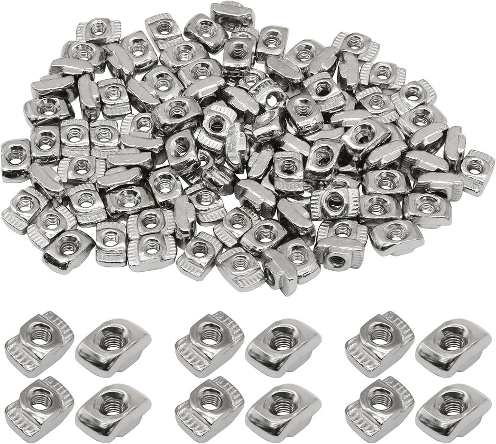 200 Pcs M3 Sliding T Slot Nuts for 2020 Series Aluminum