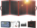 200W Portable Foldable Solar Panel Kit with Charge Controller | Folds to 20 x 26.4 in and weighs 9.7 lb; USB ports;
