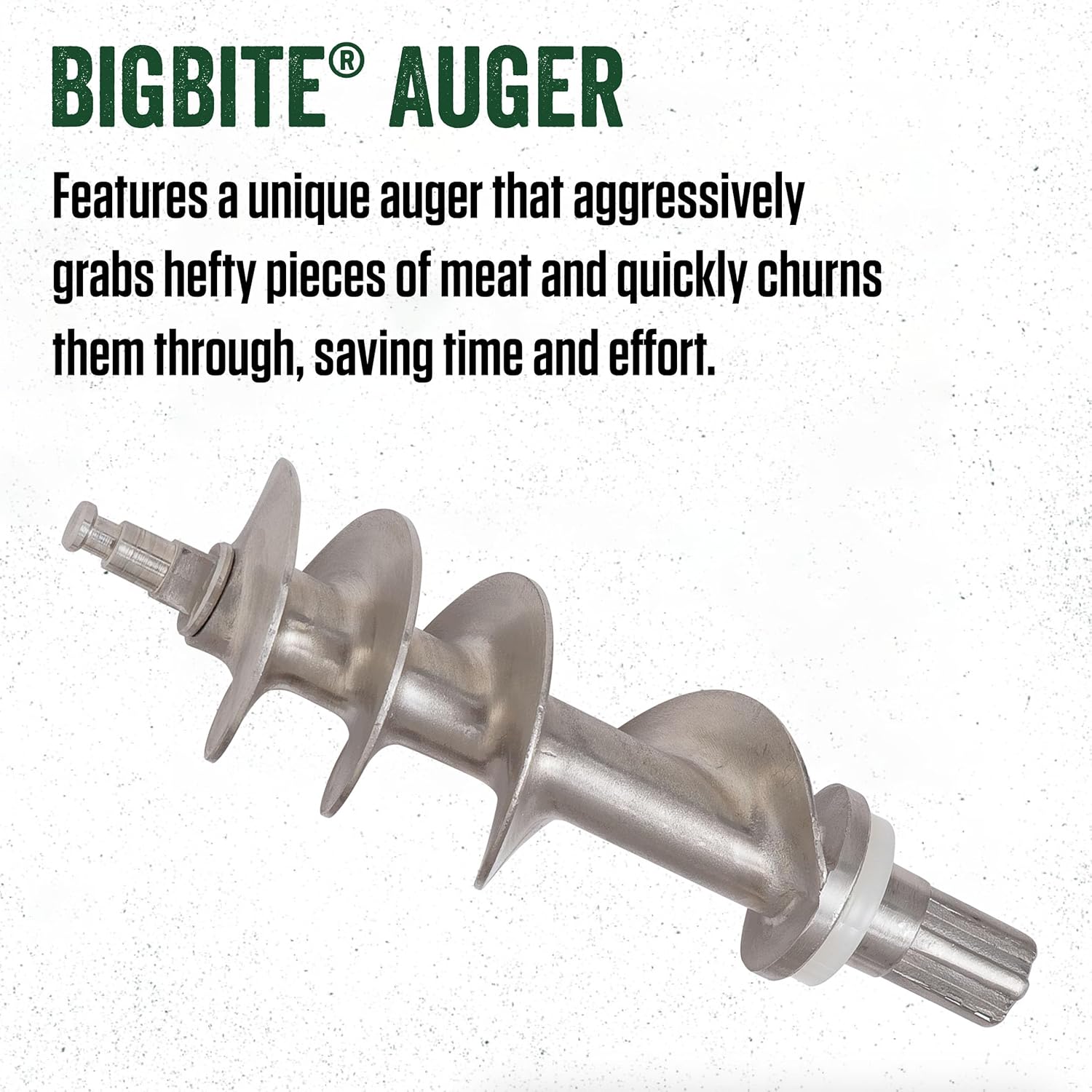 Products BigBite #22 Meat Grinder, 1.0 HP Commercial-Quality Stainless Steel Electric Meat Grinder for Home Use