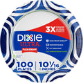 Large Paper Plates 10 Inch Heavy Duty Disposable Plates 100ct