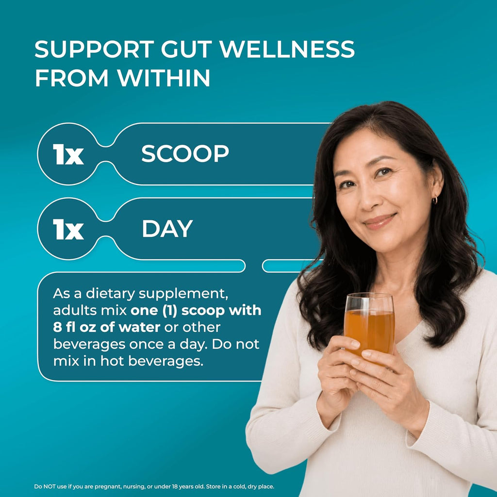 Gut Kombucha - Korean Tea Probiotic Drink | Oolong Tea Flavor Organic Kombucha Powder to Support Healthy Digestion