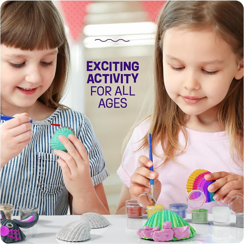 Shell Painting Craft Kit for Kids - Craft Activities Kits - Arts & Crafts | Gifts for Boys and Girls Ages 6-8, 8-12