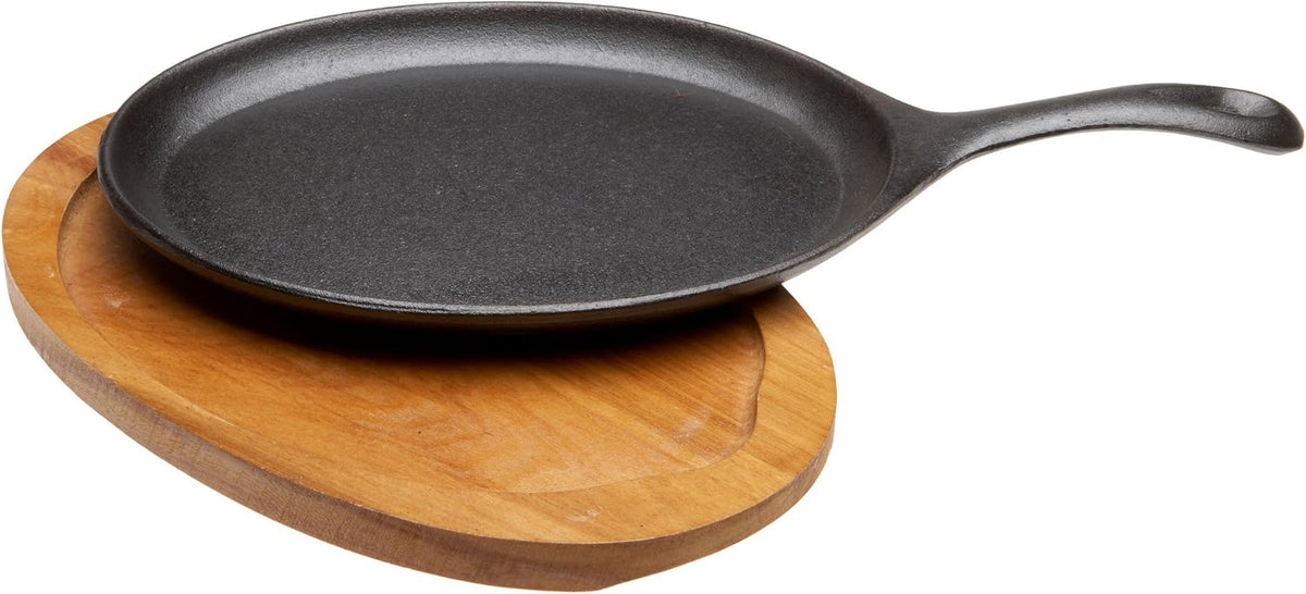 Fajita Plate Set, Black (10132), 15.25 Inch