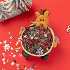 8.8oz Christmas Crinkle Cut Paper Shred
