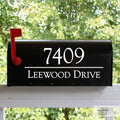 Personalized Mailbox Numbers - Custom Reflective Vinyl Decal for Street Address - Decorative House Numbering - Gift