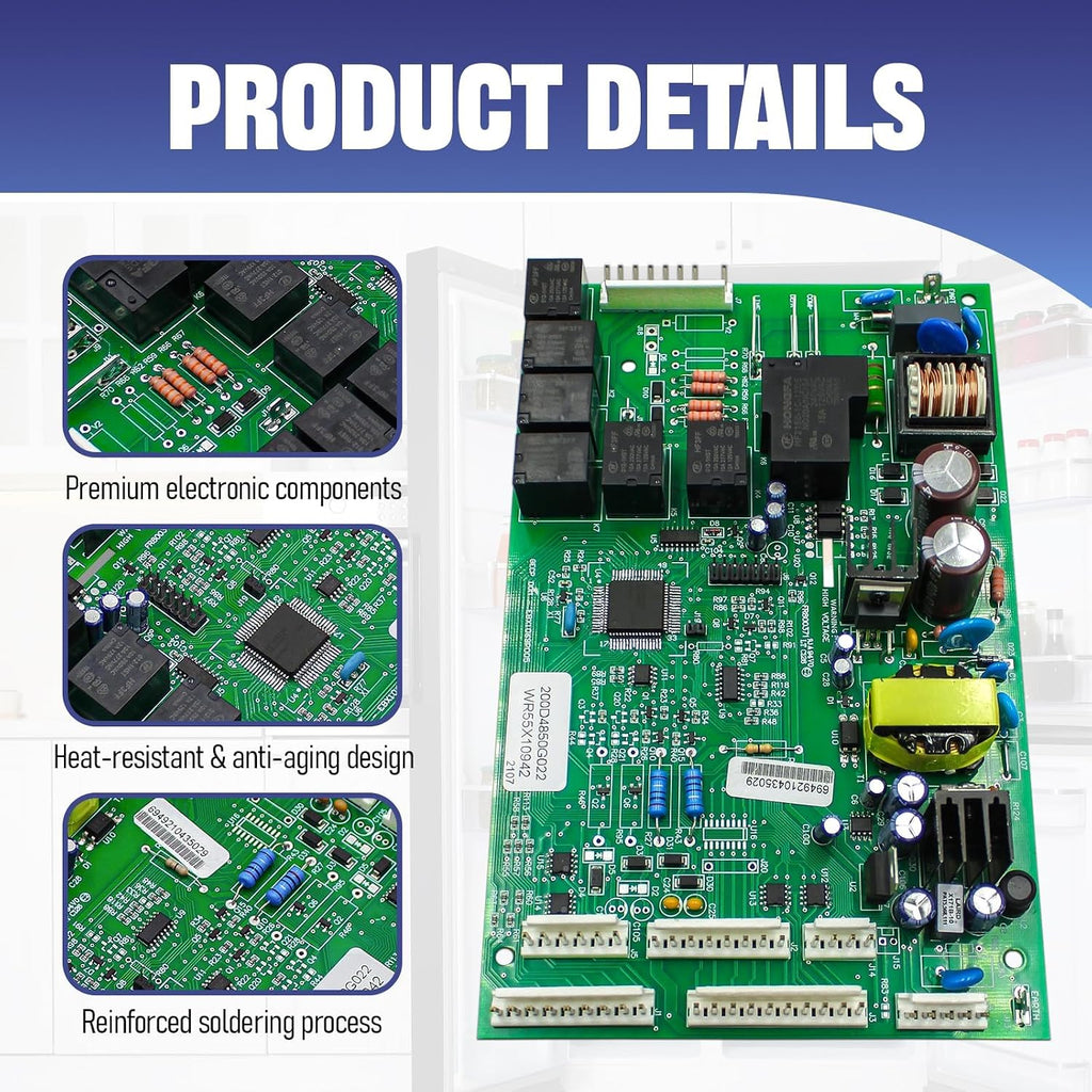 WR55X10942C WR55X10942 Control Board Replacement for GE Refrigerator