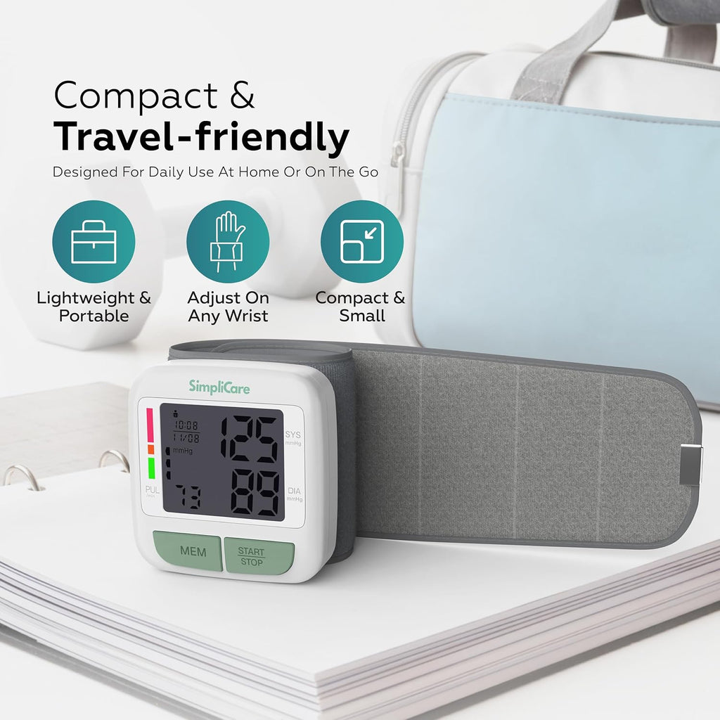 Wrist Blood Pressure Monitor for Home Use – FDA 510(k) Cleared Class II Blood Pressure Machine, Digital BP Cuff