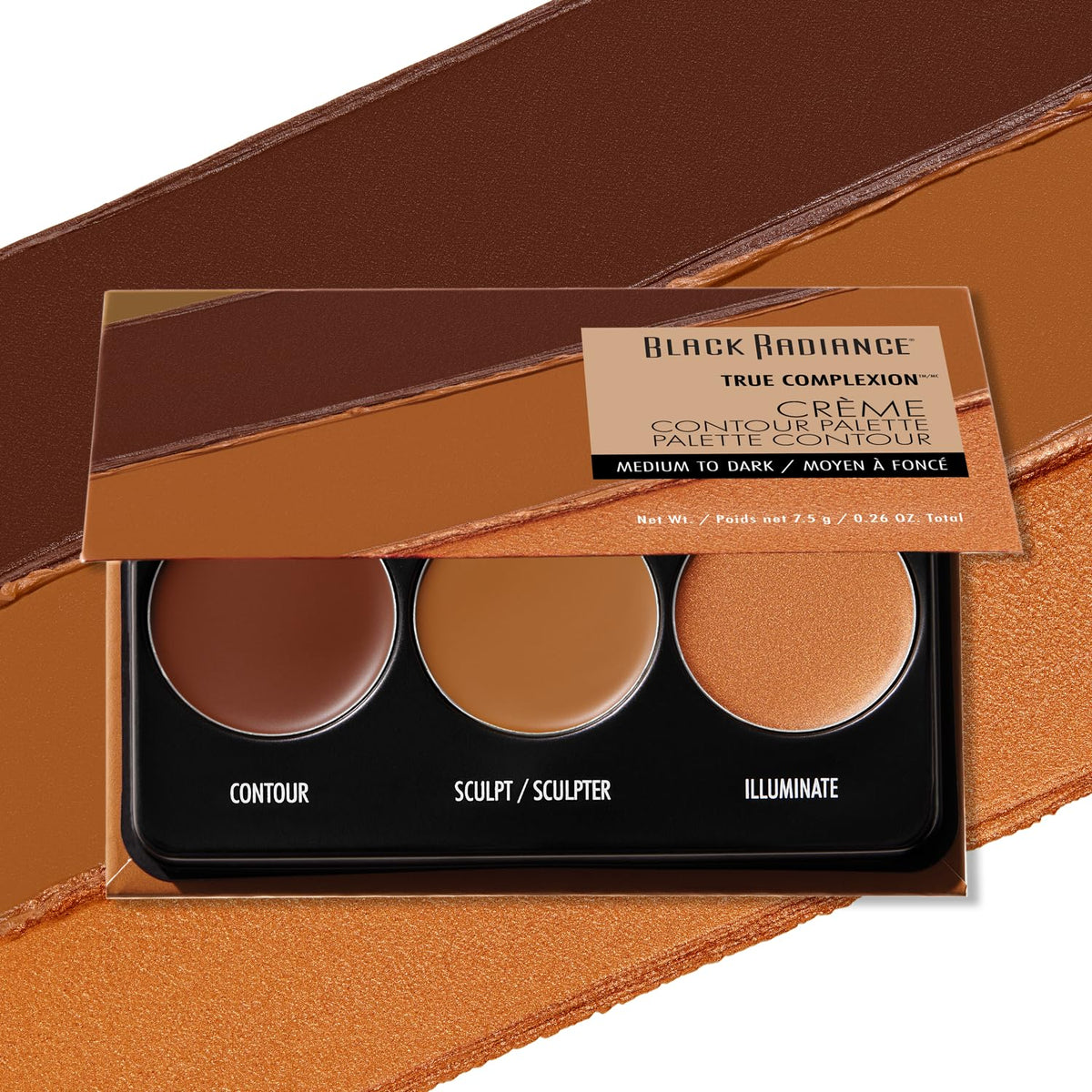 True Complexion Creme Contour Palette, Medium to Dark, 7.5 Gram