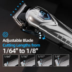 Low Noise Hair Clippers for Men & Women with 10 Color Guide Combs