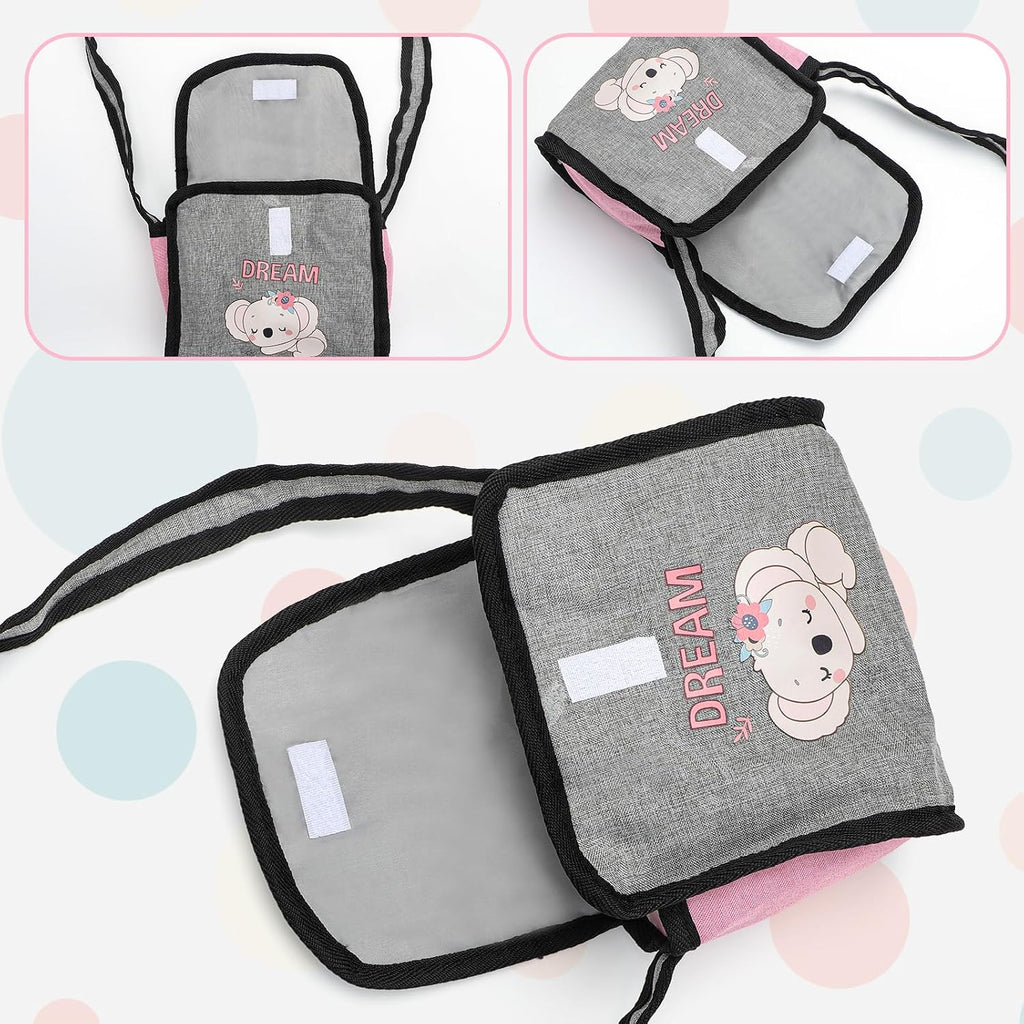 Baby Doll Accessories Baby Doll Crib High Chair Diaper Bag Nursery Playset Baby Doll Furniture Set Pretend Play Role