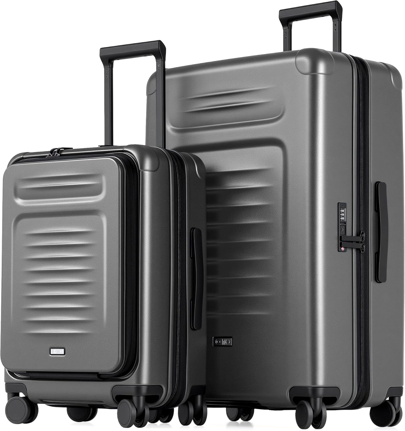 Luggage Sets Checked Suitcases - 2 Piece, Travel Carry on with Spinner Wheels, Expandable Hardside Large Suitcase
