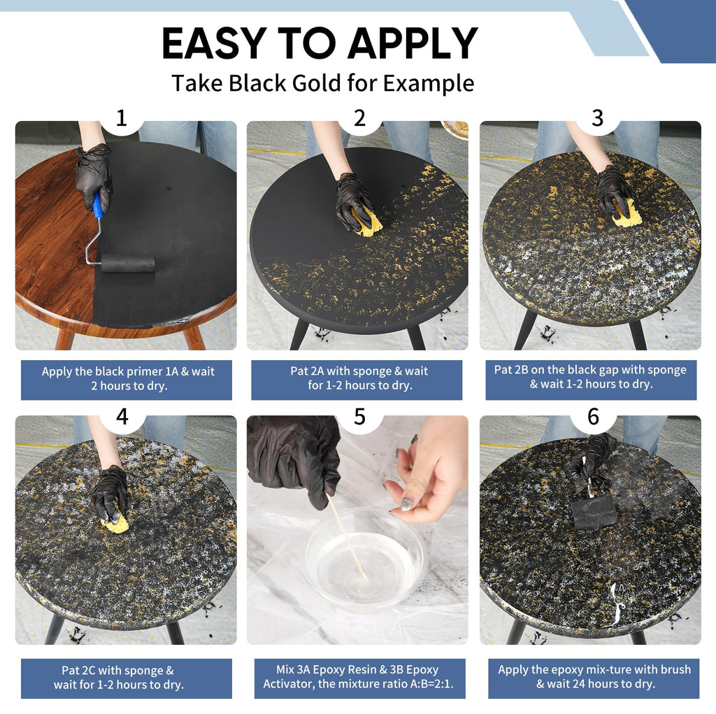 Epoxy Countertop Paint Refinishing Kit, Granite White