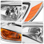 Halogen OE Style Headlight Assembly Fit for 2012-2014 Ford Focus