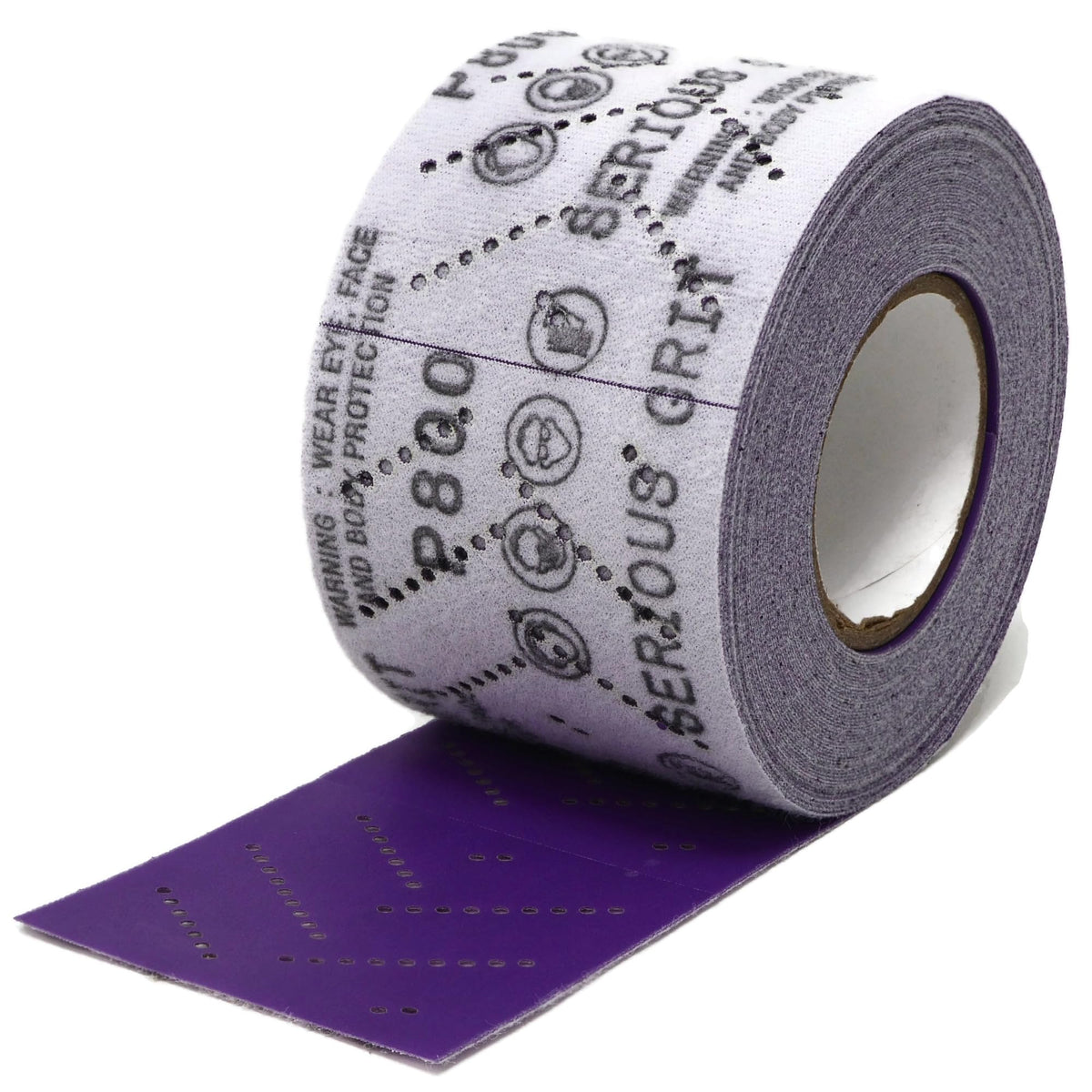 Serious Grit - P800 Grit Ceramic Hook & Loop Sandpaper Roll - 70mm x 12m