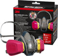 3M Multi-Purpose Quick Latch Reusable Respirator 65023QLH1-DC, OV/AG/P100, Mdm, 1-Fcpc, 1-pr of 60923 Crtrdg/Fltrs