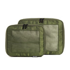 Compression Packing Cubes for Travel, 2-Pack, Olive