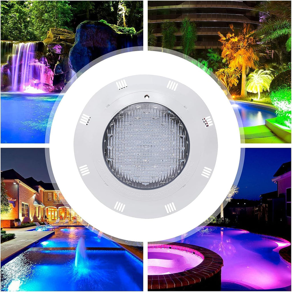 11.6Inch Pool Lights for Inground Pool, AC12V 45w Color Changing Spa Light, LED Inground Pool Light with Remote