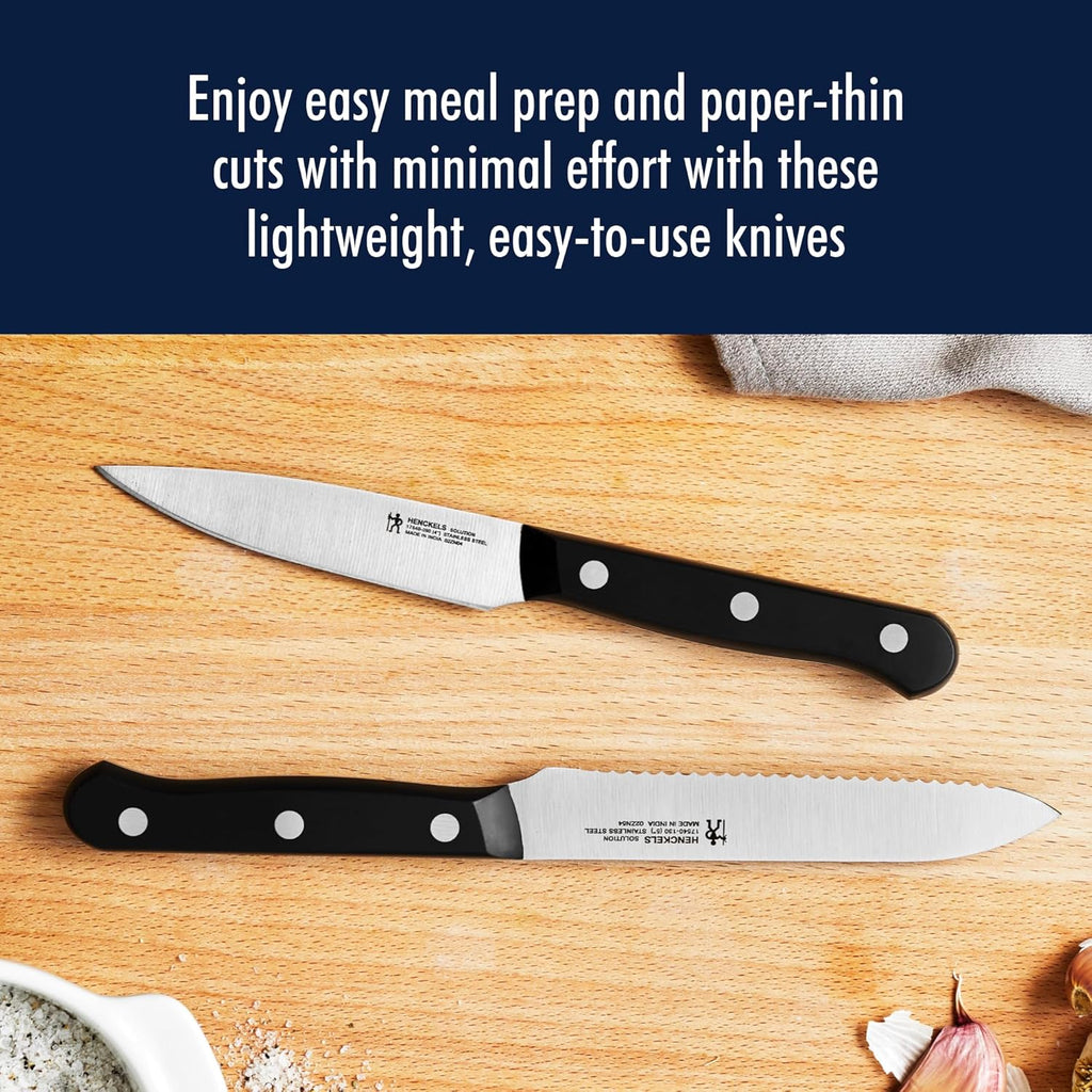 Solution 7-Pc Knife Set, Razor-Sharp, German Engineered