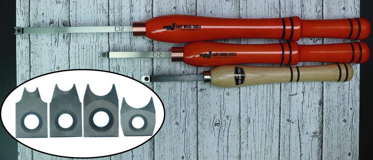 Easy Wood Tools 1/8" Negative Rake Beading Cutter (2800NR)