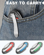 WORKPRO Folding Utility Knife Set, 3-Piece Colorful Box Cutters