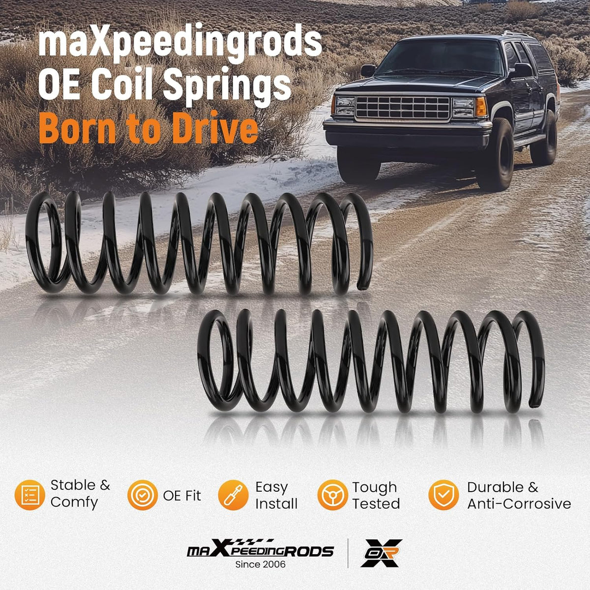 maXpeedingrods Front Coil Spring for Jeep Grand Cherokee 1999-2004