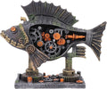 Aquarium Decoration - Steampunk Fish Decor for Fish Tank, Resin Machine Halloween Fish Tank Decoration, Beta Fish