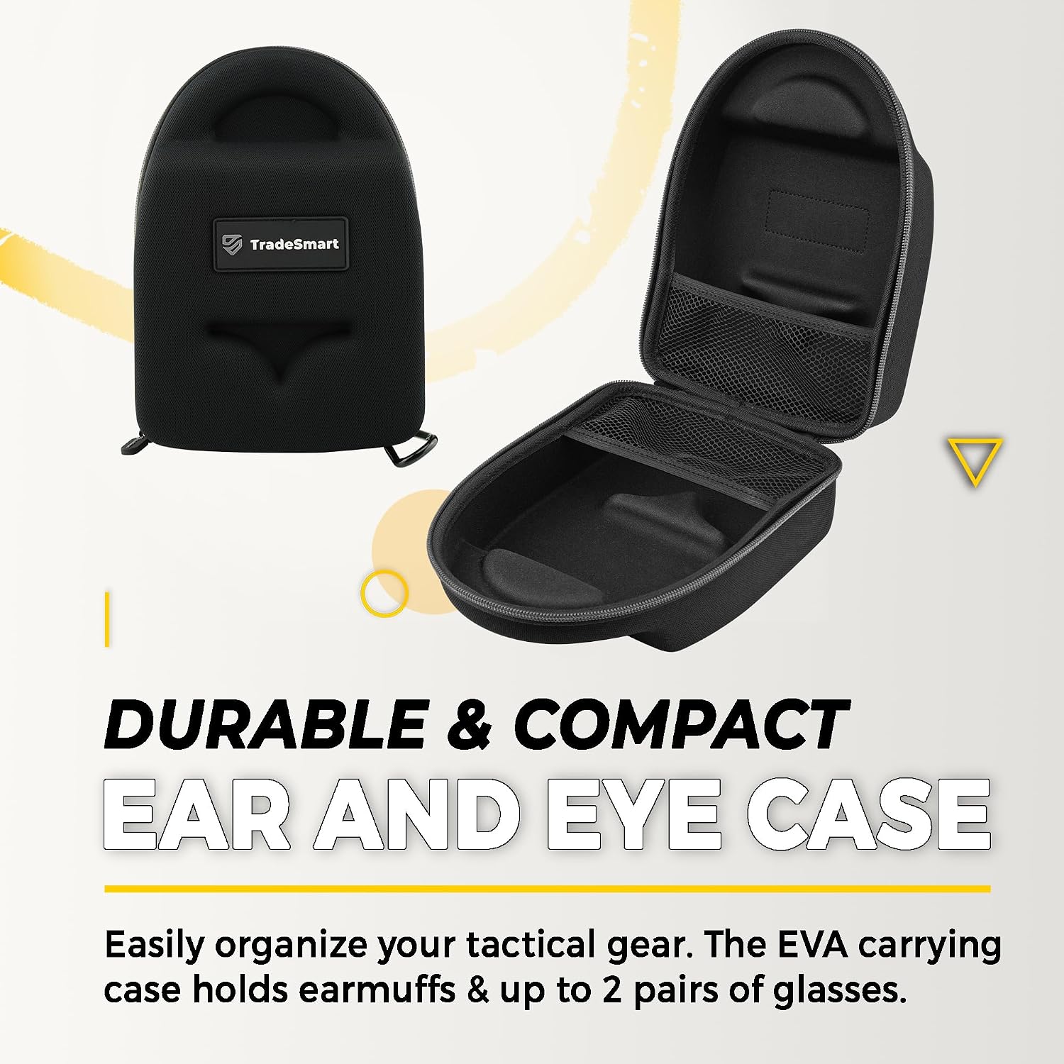 Shooting Ear & Eye Protection Kit, Combined NRR 38 | Every option stores in a hard clip-on case. You get anti-fog