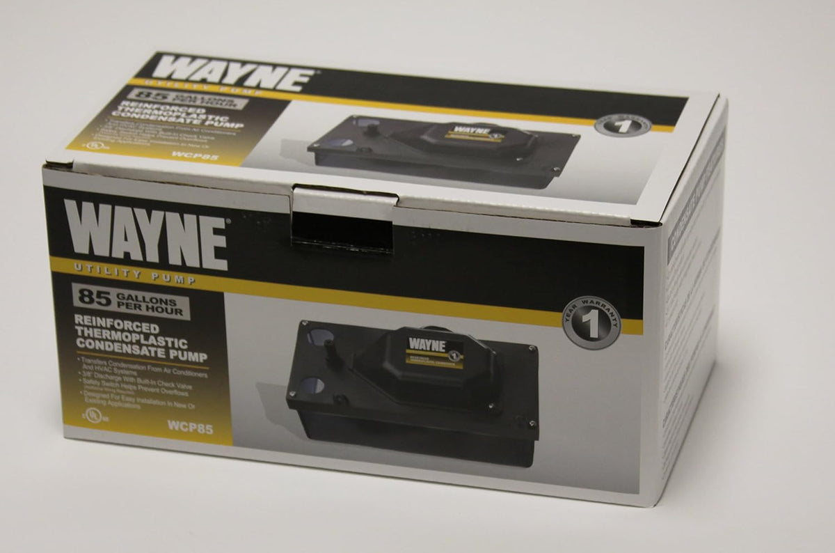 WAYNE WCP85 Condensate Water Transfer Pump for HVAC Systems