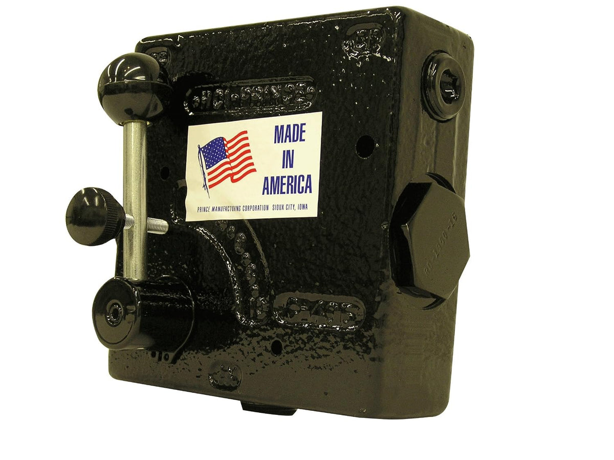 Prince Manufacturing RD-1950-16 Pressure Compensated Adjustable Flow Control Valve, 0-16 GPM Range, 1/2" Side Port, Gloss Black