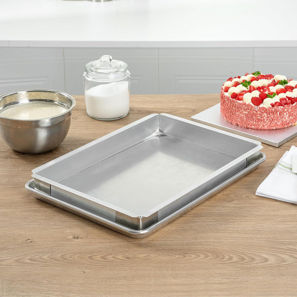 Aluminum Sheet Pan Extender, Fits Half Size Pans, 1 Ct