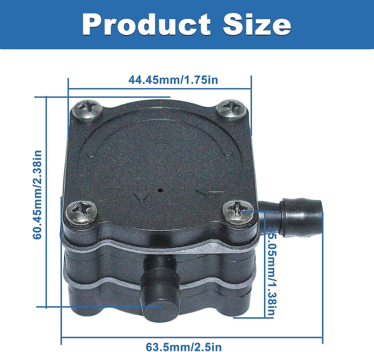 35787A Fuel Pump for Tecumseh HM80 TVT691 VTX691 OH120 OH140 OH160 OH180 OHM120 OHV110 OHV125 OHV130 OHV135 OHV140 OHV150 OHV160 OHV165 OHV170 OHV175 OHV180