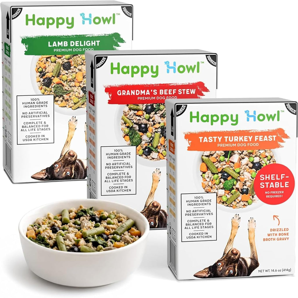 Variety Dog Food Sample Pack, Human Grade, 3x14.6oz