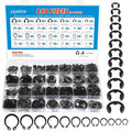 840Pcs C Clips & E Clips Assortment Kit, External Retaining Snap Rings