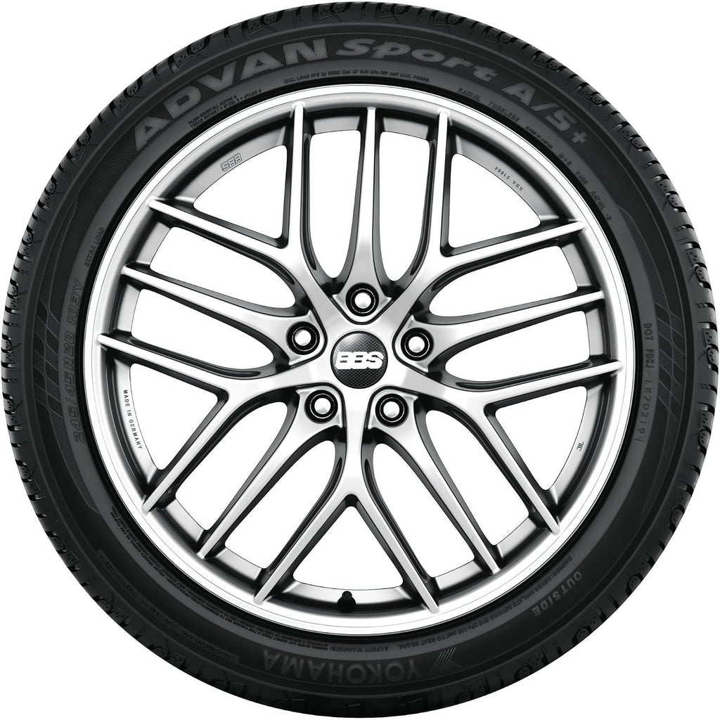 ADVAN SPORT AS+ 225/50R16 92W SL ALL-SEASON ULTRA-HIGH PERFORMANCE TIRE | Passenger High Performance All Season