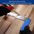 WORKPRO 8-Inch Try Square, Woodworking Square with Aluminum Handle