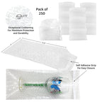 Bubble Pouches, 250 Pack, 7" x 11.5"