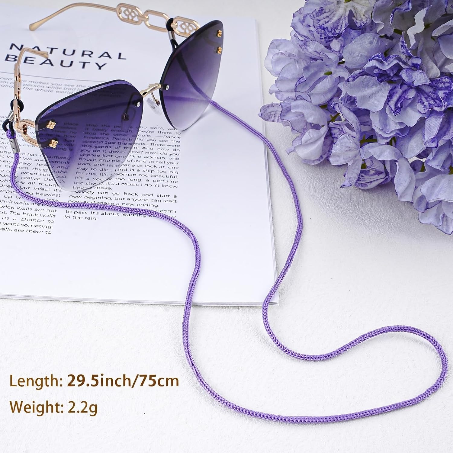 12 Pcs Nylon Glasses Strap Holders around Neck for Women, Men, Kids | Multi Color, Braided Cord, Retainer Lanyard