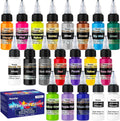 Airbrush Paint, 18 Colors with 2 Thinner for Models & Crafts | Water-Based, Ready to Spray, Acrylic Air Brush Paints