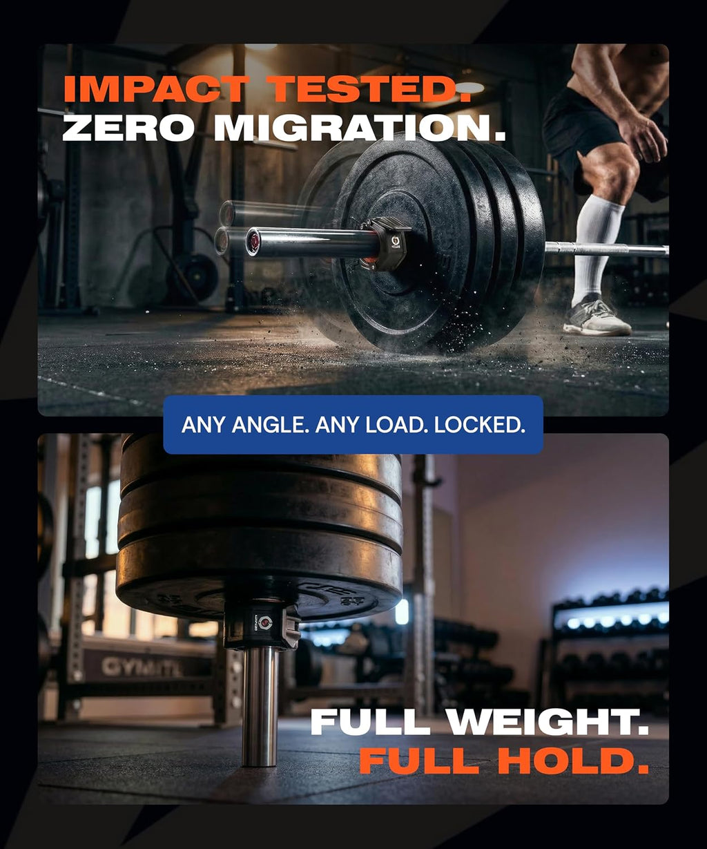 Lock-Jaw OLY 2 Barbell Collars & Clamps, 2"/50mm Olympic Bars