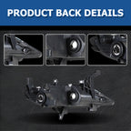 1 Pair Fog Lights Replacement for Maxima 2016-2019