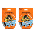Double-Sided Tape, Strong Adhesive, Gray, 1.41 in x 8 yd, 2-Pack