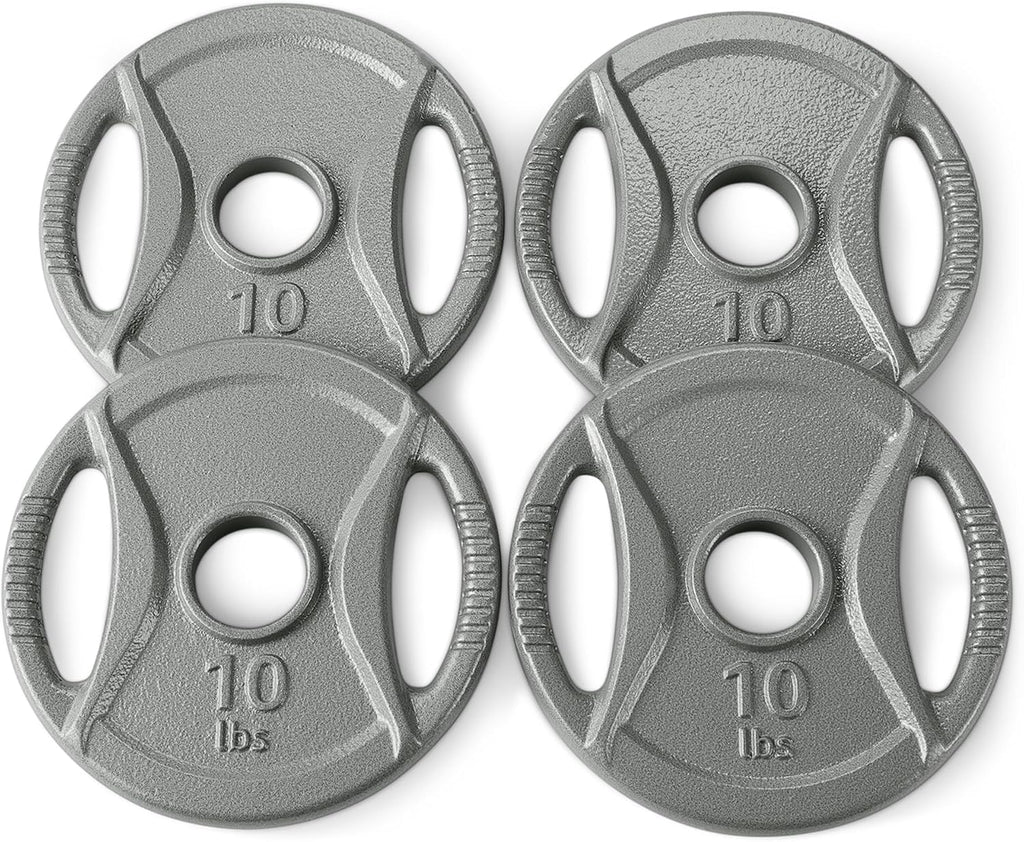 2-Inch Olympic Grip Weight Plates, Cast Iron