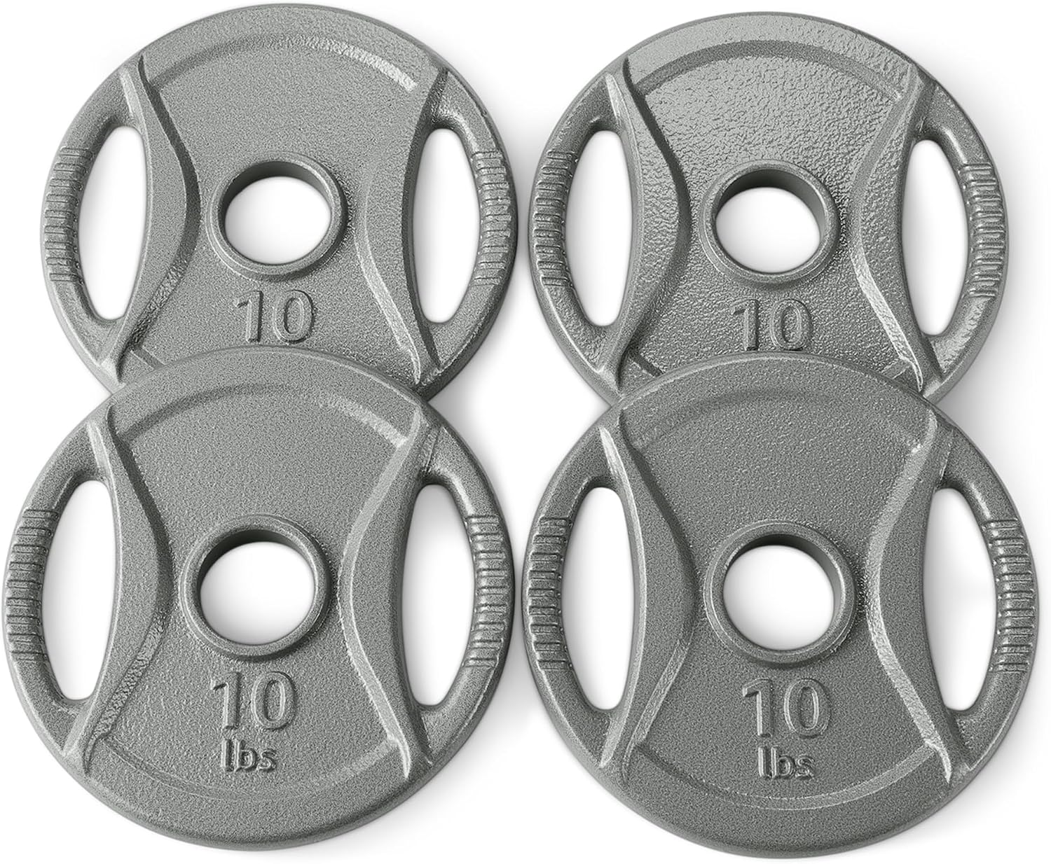 2-Inch Olympic Grip Weight Plates, Cast Iron